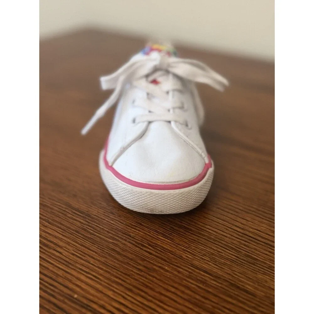 Polo Ralph Lauren Fantor III White Shoes Kids Girls Toddler Size 10